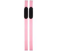 HOMSFOU 2 Pièces Sangle de Poignet pour Soulevé de Terre, Protège-poignet de Fitness, Coton et Polyester, Rose, Protection du Poignet, Enroulement, pour Traction et Musculation,