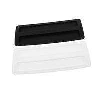 HOMSFOU 2 Pièces Silicone Toaster Protective Cover Dustproof And Heat Resistant Shield For Slice Bread Machines Kitchen Appliance Top Dust Cover And
