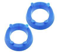 HOMSFOU 2 Pièces Support de Présentation de Sport, PP Bleu, 4,52x1,57 | Socle Rond Stable, Usage Gymnase ou Bureau, Convient au Football Soccer, Format Compact
