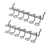 HOMSFOU 2 pièces Support de Tournevis pour Perforé Crochets Utilitaires pour Outils Organisateur de Mur pour Atelier et Garage Rangement Pratique pour Maison et Bureau