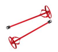 HOMSFOU 2 Pièces Tige de Mélangeur de Peinture Compatible Perceuse Électrique Mélangeur Béton et Ciment Structure Solide pour Peinture Enduit et Mortier Facile à Installer et Utiliser
