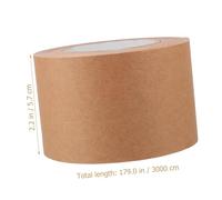 HOMSFOU 2 rouleaux Ruban Kraft Gommé Épais Adhésif Renforcé Étanche pour et Expédition de Cartons Forte Usage Domestique et Professionnel