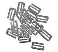 HOMSFOU 20 Boucles de Cape de Barbier en Alliage Pinces Ajustables pour Tablier de Coiffure Crochets Compacts et Pratiques pour Usage Quotidien Fixation Sûre pour Salon et Barbier