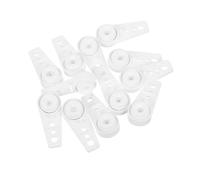 HOMSFOU 20 Pièces Accessoires Rail de Rideau Plastique Résistants Roulettes à Roulement à Billes pour Glissières de Plafond Galets de Rail pour Coulissage Fluide