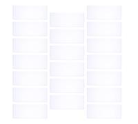 HOMSFOU 20 Pièces Billets PVC Transparent Étuis de Protection pour Collection de Papier-monnaie Organisateurs de Billets pour Classement et Conservation Sécurisée