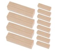 HOMSFOU 20 Pièces Blocs Non Traité Cubes Rectangulaires Pin pour Sculpture DIY Matériau Naturel pour Débutants et Décoration Maison
