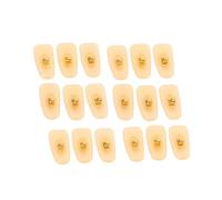 HOMSFOU 20 pièces Simple Glasses Nose Pads With Screw Holes PVC Non Slip Nose Cushions For Eyewear Accessories Set Of