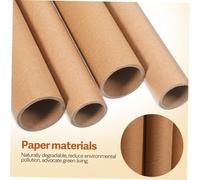 HOMSFOU 20 pièces Tubes Carton Ronds Empilables Tubes Dexpédition et Rangement pour Documents Bricolage et Projets Artistiques Lot