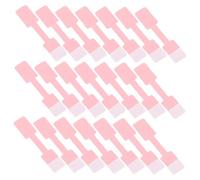 HOMSFOU 200 Pièces bracelet de bijoux étiquettes de collier à vendre étiquette de bijoux autocollants de prix étiquettes de bijoux auto-adhésives autocollant de bague papier kraft rose