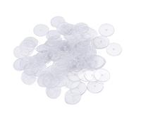HOMSFOU 200 Pièces Transparent Plastic Earring Backings For Diy Handmade Earrings Secure And Comfortable Accessories