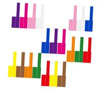 HOMSFOU 20feuilles Étiquettes Adhésives pour Câbles Marqueurs Colorés Autocollants Imperméables pour Bureau Et Maison Identification Pratique des Câbles Électriques Et Réseaux