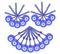 HOMSFOU 20pièces Ornement Œil Décoration Murale Le Mauvais Œil Pendentif Bleu Ornement à Suspendre pour Maison Voiture Fenêtre