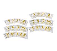 HOMSFOU 24 Pièces Jalon t-Shirts gommettes Bebe gommettes Croissance de Mat étiquette de Voiture Stickers muraux Sticker Jalon Autocollants d'étape pour