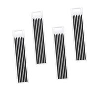 HOMSFOU 24 pièces Recharges Crayon Charpentier Graphite Mine de Rechange Résistante à Humidité pour Marquage et Facile à Utiliser pour Du Chantier