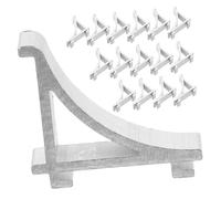 HOMSFOU 25 Pièces Clip Pour Étagère De Réfrigérateur Chevilles Métalliques Pour Étagères Clips De Réfrigérateur En Métal Alliage D'aluminium