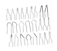 HOMSFOU 25 pièces Wood Burning Tool Nibs Set Replaceable Iron Wire Tips For Pyrography Professional Wood Burning Tool Kit Compatible With Pyrography Machines
