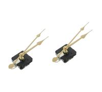 HOMSFOU 2ensembles Mécanisme Horloge Silencieux Avec Aiguilles Kit De Réparation Pour Horloge Compatible Avec Divers Styles De Cadrans Et Pratique