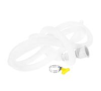 HOMSFOU 2m Tuyau De Drainage Flexible Pour Climatisation Et Machines à Laver Semi-automatiques Conduit Avec Interface Corrugée Pratique Et