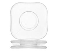 HOMSFOU 2pcs Coussinets en Gel Adhésif Antidérapants Réutilisables en Silicone Double Face pour Supports de Téléphone Portable, pour Maison et Organisation de Petits Objets