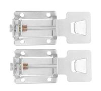 HOMSFOU 2pièces Crochet De Levage Pour Hotte Plaque De Suspension Flottante Support Réglable Pour Montage Sécurisé Accessoire Pour Hotte De Cuisine