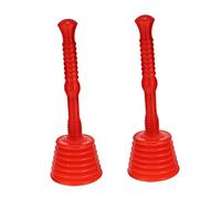 HOMSFOU 2pièces Déboucheur à Ventouse Caoutchouc Pour Débouchage Pratique Des Canalisations Outil Pour Salle De Bain Et Cuisine Facile à Utiliser Et Durable