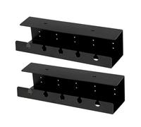 HOMSFOU 2pièces Étagère De Bureau à Pinces Gestion des Câbles du Bureau Organiseur De Câbles sous Support Multiprise Rangement Multifonction pour Et Salle Étude