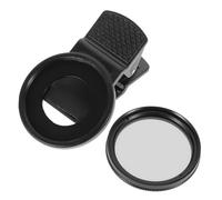 HOMSFOU 2pièces Filtre Cpl Circulaire Ultra-Mince pour Smartphone Objectif Photographique Détachable Adaptable Photographie Mouvement Compatible avec Les Smartphones