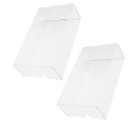 HOMSFOU 2pièces Housse De Protection Transparente pour Souris sans Fil Cache-Souris Anti-Rayures Et Lavable Accessoire pour Souris Ordinateur Portable Bureau
