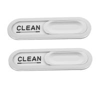 HOMSFOU 2pièces Indicateur Magnétique Propre Pour Lave- Double Face Signalisation Et Facile à Lire Pour Cuisine Avec Design Élégant Oval Argenté Cœur