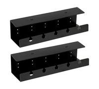 HOMSFOU 2pièces Organisateur De Câbles sous Le Bureau Lot de Support De Gestion De Câbles Polyvalent pour Bureaux pour Rangement des Fils Les Bureaux Espaces Étude