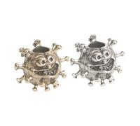 HOMSFOU 2pièces Pendentifs Rétro Créatifs Pour Bijoux Diy Charm Pendants Vintage Pour Colliers Et Bracelets Accessoires Uniques Pour Créations Artisanales