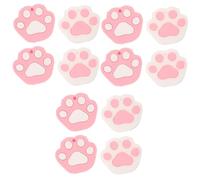 HOMSFOU 3 Ensembles Accessoires De Clés De La Griffe De Chat Couvercles De Capuchons Clés Balises Clés Couverture De Clé De Voiture En Silicone Porte-clés Mignon Gel De Silice 4 Pièces * 3