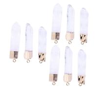 HOMSFOU 3 Ensembles Pendentif Cristal Naturel De Chaînes De Cou Élégantes Charme Chic Accessoire Mode Durable Confortable 3 Pièces * 3