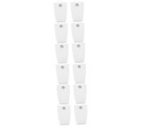 HOMSFOU 3 Ensembles Pince pour Écran Support De Cloison De Bureau Bureau Séparateur De Bureau Support De Cloison De Bureau Panneau De Confidentialité Supports De 4 pièces * 3