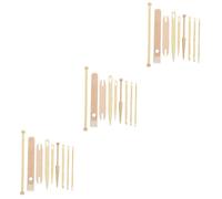 HOMSFOU 3 Ensembles Set Outils de Tissage pour Tapisserie Aiguilles à Tricoter Barre Suspendue Kit Complet pour Artisanat et DIY