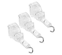 HOMSFOU 3 Pièces Accessoires pour Stores Métalliques avec Crochet en Plastique pour Mécanisme D'inclinaison, Pièces de Rechange pour Stores, Fonctionnement Fluide, Design Gain de Place