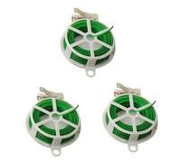 HOMSFOU 3 Pièces Attache de Jardin Acier Métallique avec Cutter Câble de Liaison Multi Usage pour Plantes Vignes et Fleurs Outil Pratique pour Aménagement Paysager Vert
