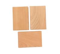 HOMSFOU 3 Pièces Blocs de Rectangulaires Non Traités pour Bricolage et Sculpture Ponçé Sans Échardes pour Projets Artisanaux et Décoration