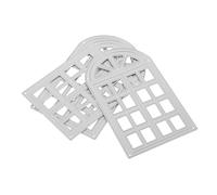 HOMSFOU 3 Pièces Matrices de Découpe Acier pour Scrapbooking Formes Maison pour Cartes Albums Photo Pochoirs Gaufrage Compatibles Machines Universelles Outil de Découpe Diy Polyvalent