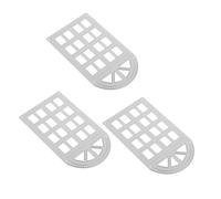 HOMSFOU 3 Pièces Matrices de Découpe Métalliques Acier Pochoirs Décoratifs pour Scrapbooking Albums Photos Cartes Diy Compatibles Plupart des Machines de Découpe Modèles de Fond et Cadres