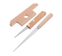 HOMSFOU 3 Pièces Outil de poterie Outil d'ébavurage pour Couteau à ébarber