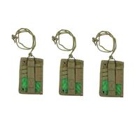 HOMSFOU 3 Pièces Porte Cartes Multifonction Oxford Protection pour Cartes Identité Visite Porte Badge Horizontal Pratique pour Étudiants