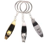 HOMSFOU 3 Pièces Porte-clés Ouvre-bouteille en Métal Forme Planche de Surf, Décoration Suspendue pour Paquet à Dos, Cuisine Voyages