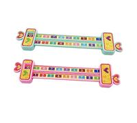 HOMSFOU 3 Pièces Règle de Calcul Additive Ensemble de Outil Mathématique Éducatif pour Apprentissage Pratique des Chiffres Design Scientifique Rose