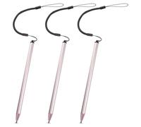 HOMSFOU 3 Pièces Stylus Pen Capacitif à Réponse Rapide pour et Smartphones Stylet Ergonomique Précis pour Dessin Écriture et Croquis Accessoire Multidispositif Rose