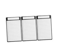 HOMSFOU 3 pièces Tableau Magnétique Réfrigérateur Film Pet Réutilisable pour Liste de Courses et Mémo Design Moderne et Pratique pour Organisation et Rappels