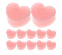 HOMSFOU 30 Pièces Bouchons D'oreilles en Silicone Rose de Cœur, Bouchons D'oreille Souples, Confortables, Anti-bruit, pour Concerts et Moto, Garçon et Filles et Adultes