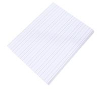 HOMSFOU 30 pièces Cartes Apprentissage Alphabet Bandes Lignées pour Enseignement Scolaire Supports Écriture Lisses pour Phrases Adaptées pour Salle de Classe et Bureau Format