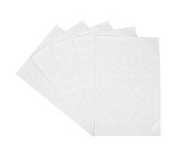 HOMSFOU 300 pièces Pastilles Adhésives Transparentes Rondes à Double Face Autocollants Acryliques Sans Trace pour Décorations Bricolage Fêtes et Mariages