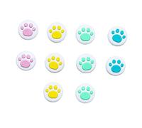 HOMSFOU 30pièces Capuchons De Joystick Silicone Design Pattes De Chat Pour Manette De Jeu Et Confort Accrus Pour Switch Et Autres Contrôleurs